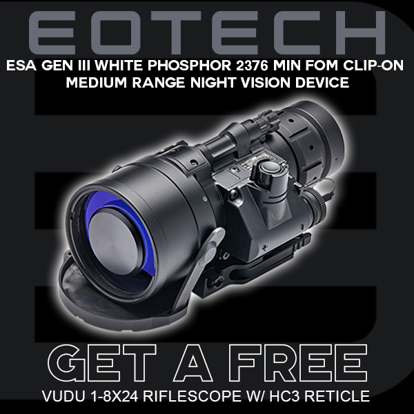 Free Vudu Riflescope with EOTech ClipNV ClipOn Night Vision Device