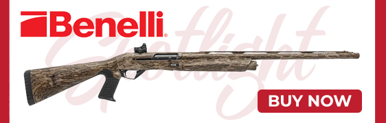 Benelli Performance Shop SBE 3 Turkey 12ga 3-1/2" 24" Bottomland 3+1 Semi-Auto Shotgun w/ Pistol Grip