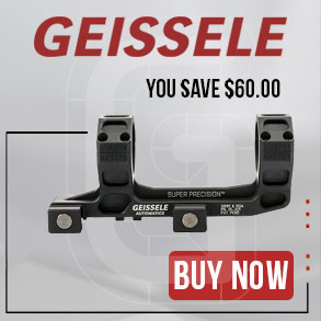 Geissele Super Precision Scope Mount 30MM Black (Vortex 1-6), for AR-15