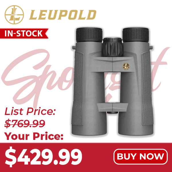 Leupold BX-4 Pro Guide HD 12x50mm Roof Shadow Gray Binocular