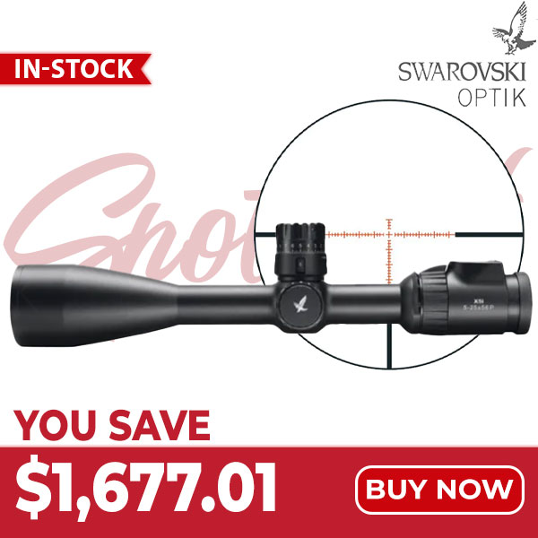 Swarovski X5i 5-25x56 4WX-I+ Riflescope Black