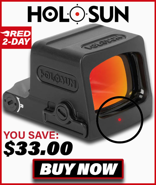 Holosun EPS 2MOA Red Dot Enclosed Full-Size Pistol Reflex Sight