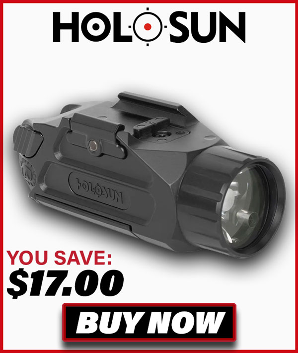 Holosun P.ID-PLUS 1000/500 LU Pistol Light w/Green Laser