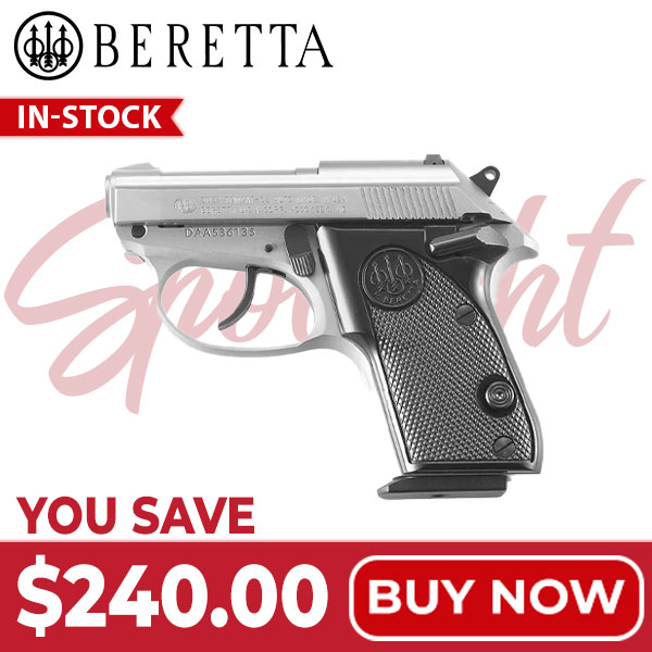 Beretta 3032 Tomcat Inox (wide slide) .32 Auto 7rd Pistol