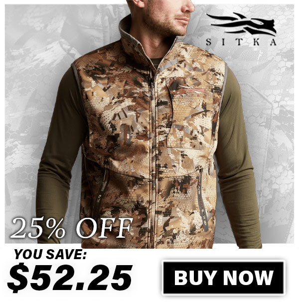 Sitka Gear Waterfowl Marsh Dakota Vest 30025-WL