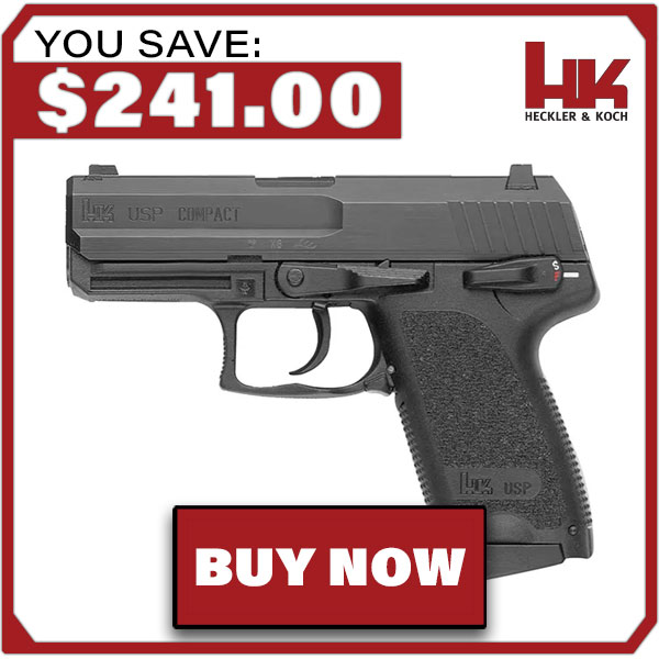 Heckler Koch USP9 Compact V1 9mm Pistol 81000330 / 709031LE-A5