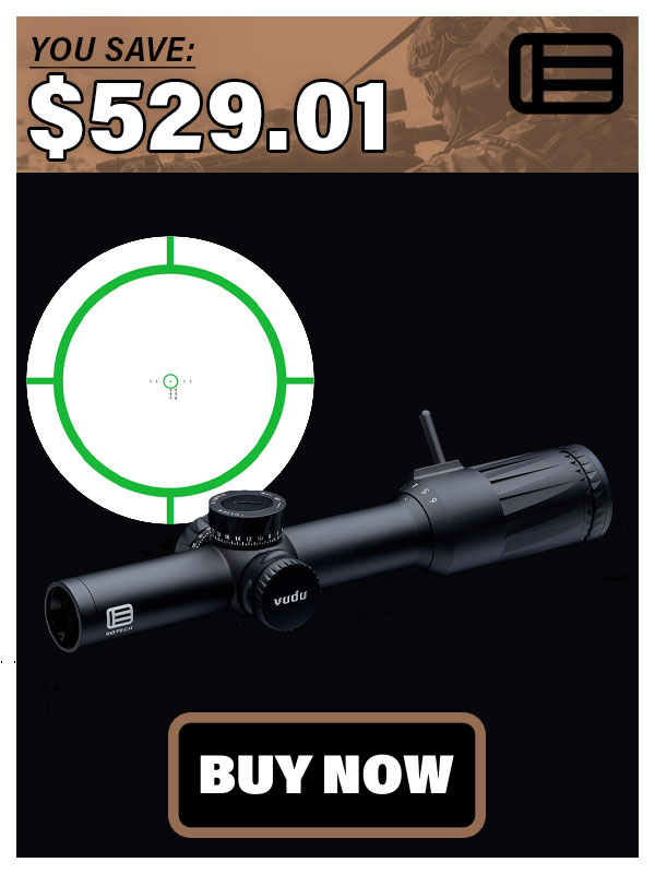 EOTech Vudu 1-6x24mm FFP Green SR2 Reticle (MOA) Riflescope VDU1-6FFSR2G