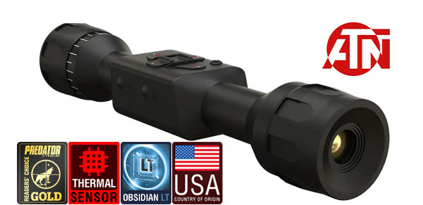 ATN ThOR LTV 640x480, 12 Micron Thermal Imaging Rifle Scope w/ Video Recording TIWSTLTV640X