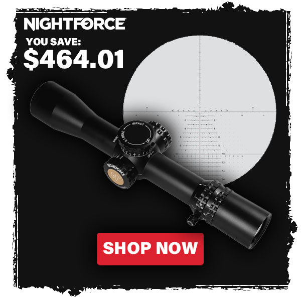 Nightforce ATACR 4-16x42mm F1 ZeroHold .1 MRAD DigIllum PTL TReMor3 Blemished Riflescope C575