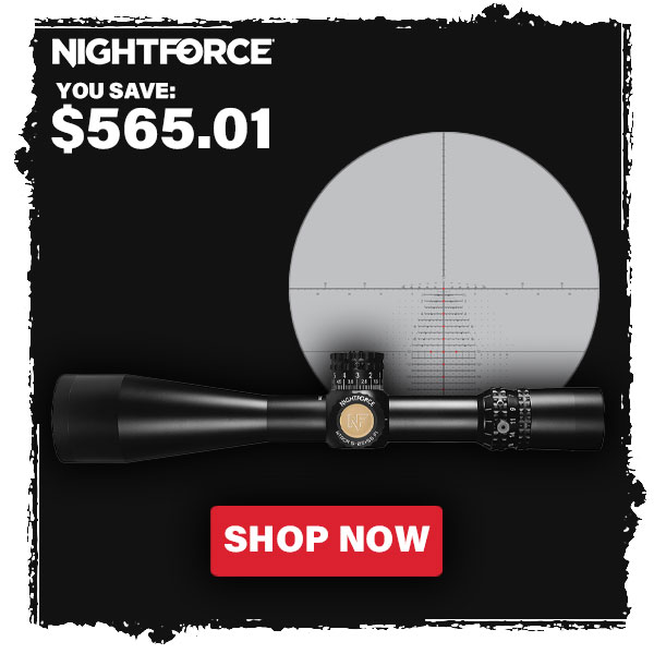 Nightforce ATACR 5-25x56mm F1 ZS .1Mil CW -T3 Digillum Blemished Riflescope C574