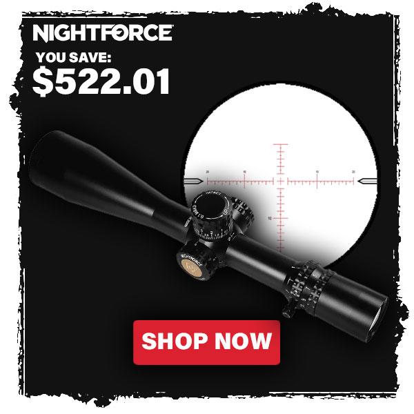 Nightforce ATACR 5-25x56mm F1 ZeroStop .250 MOA DigIllum PTL MOAR Blemished Riflescope C545