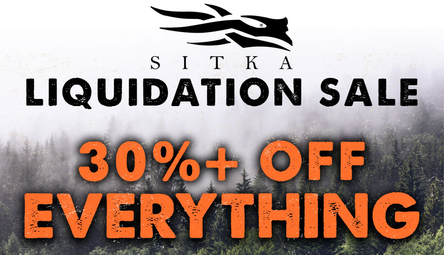 Sitka Liquidation Sale. 30% Off Everything