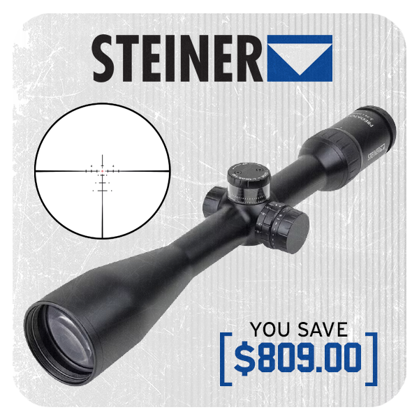 Steiner Predator 8 3-24x50mm E3 Riflescope w/Ballistic Turret