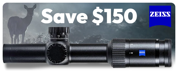 Save $150 on Conquest V4 Riflescopes!