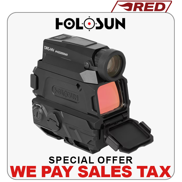 Buy the Holosun DRS-NV Digital Night Vision & Reflex Fusion Sight now and we’ll pay the sales tax on it!