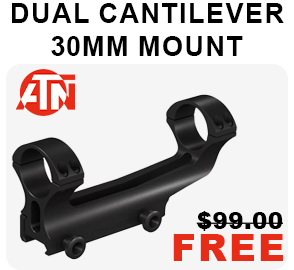 ATN Dual Cantilever 30mm QDM Scope Mount