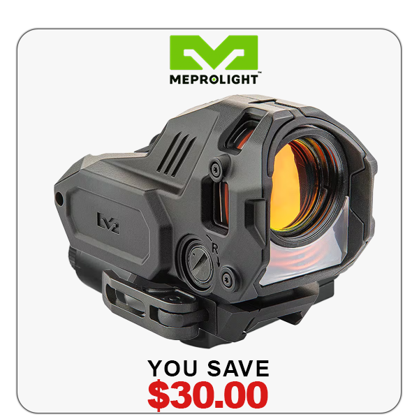 You Save $30.00 on the Meprolight M22 Pro  Reflex Sight!