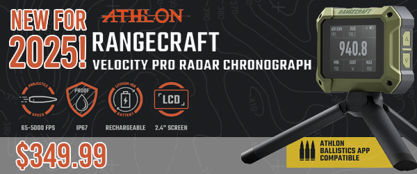 Athlon Rangecraft Velocity Pro Radar Chronograph