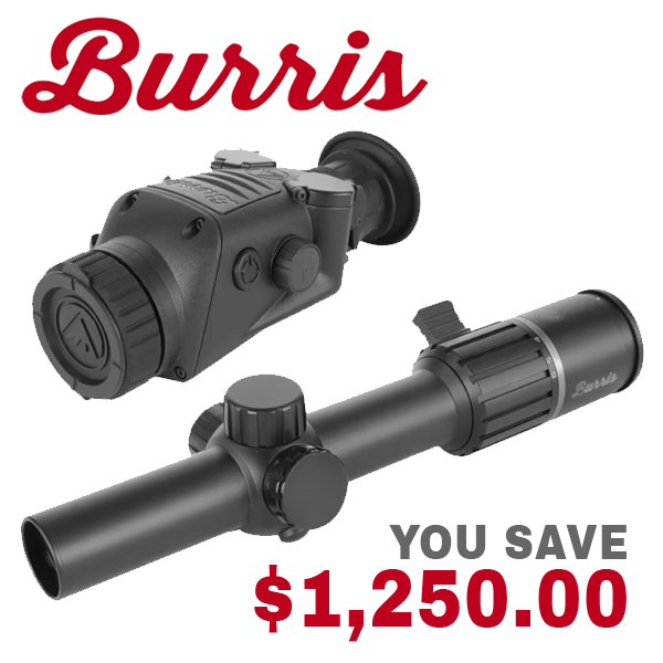 Burris RT6 1-6x24mm Illum Ballistic AR Riflescope & C35 V2 Thermal Clip-On